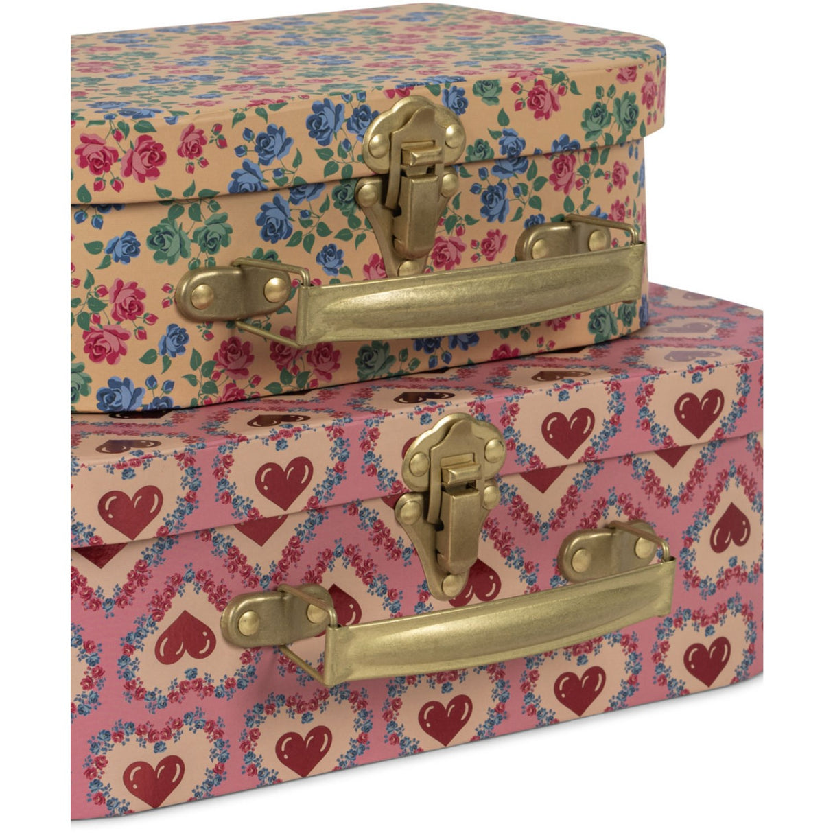 Konges Sløjd Pink 2 Pak Kuffert Fsc