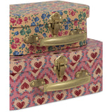 Konges Sløjd Pink 2 Pak Kuffert Fsc