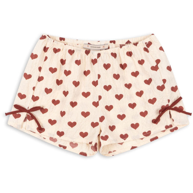 Konges Sløjd Amour Rouge Ava Slit Shorts GOTS