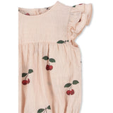 Konges Sløjd Ma Grande Cerise Pink Elin Romper GOTS