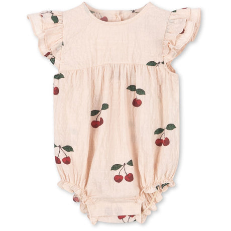 Konges Sløjd Ma Grande Cerise Pink Elin Romper GOTS