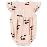 Konges Sløjd Ma Grande Cerise Pink Elin Romper GOTS
