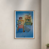 Poster & Frame Astrid Lindgren - Goodnight - Lotta On Troublemaker Street