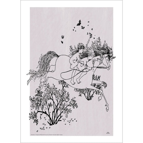 Poster & Frame Astrid Lindgren - Jumping - Mio My Son