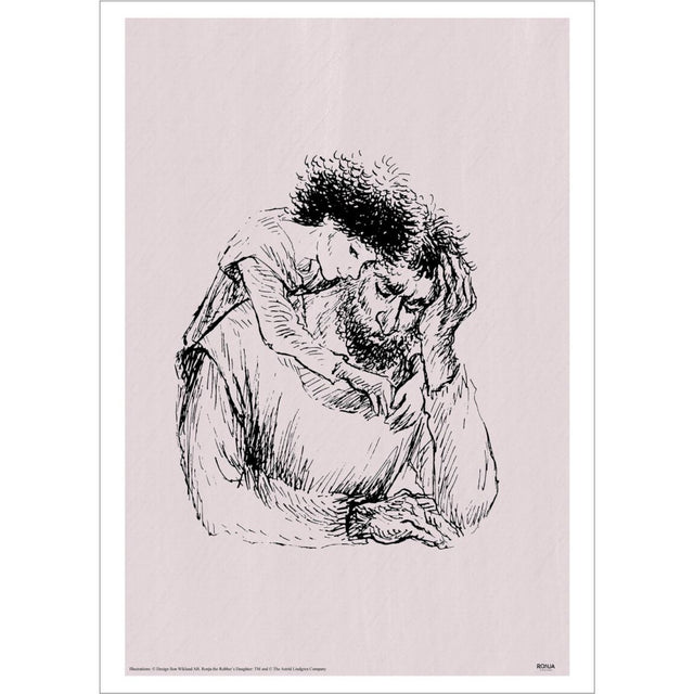 Poster & Frame Astrid Lindgren - Dad - Ronja The Robbers Daughter