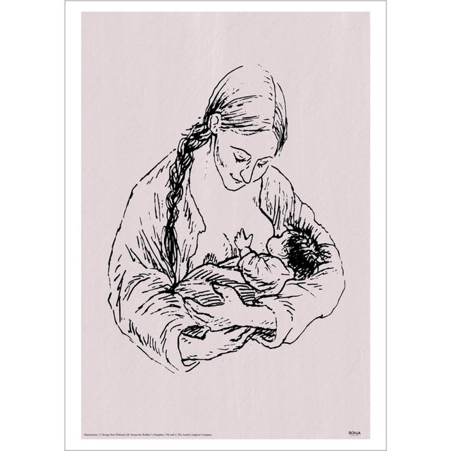 Poster & Frame Astrid Lindgren - Mom - Ronja The Robbers Daughter
