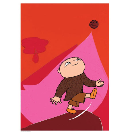 Poster & Frame Alfons Åberg - Alfons Og Uhyret - Alfons Spiller Bold