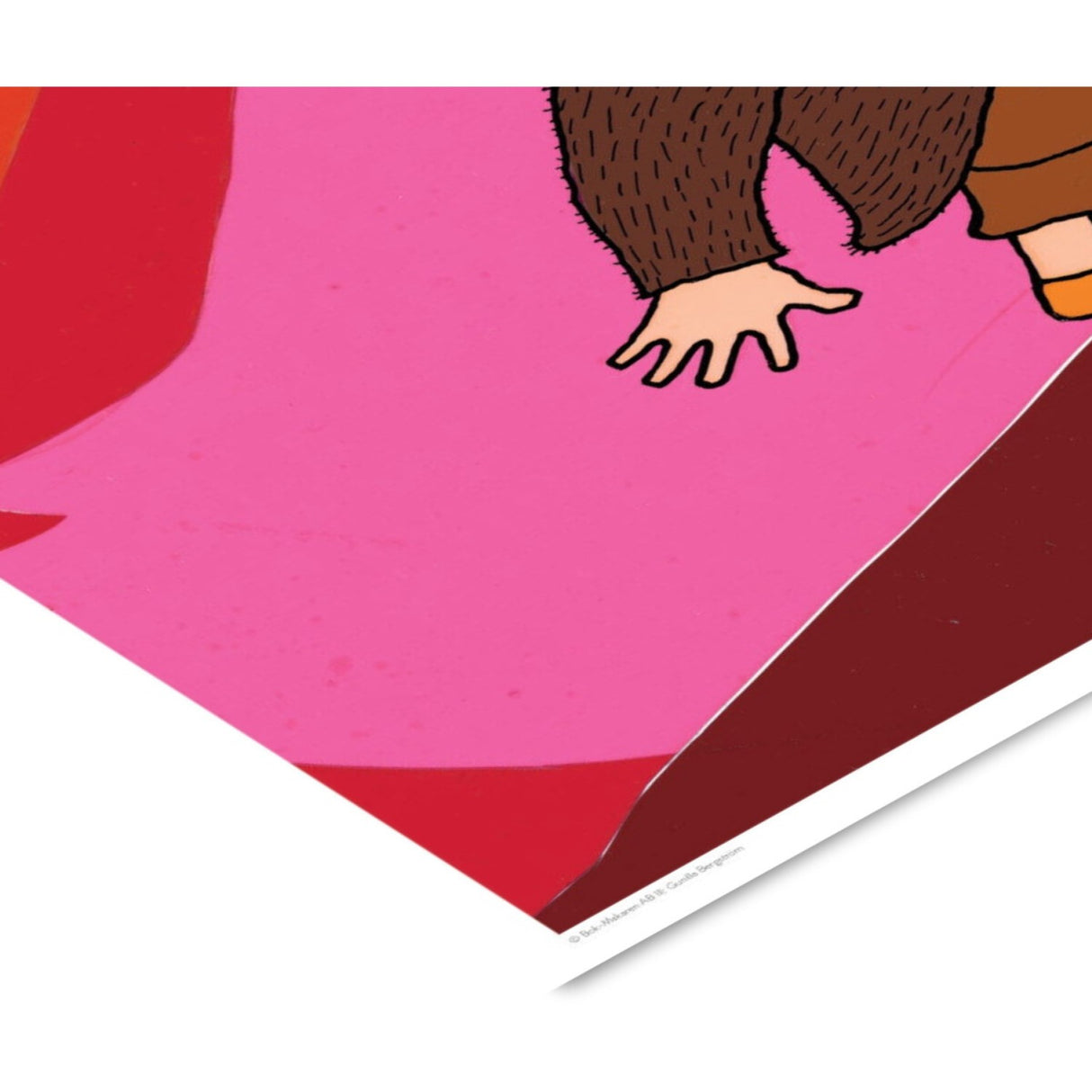 Poster & Frame Alfons Åberg - Alfons Og Uhyret - Alfons Spiller Bold