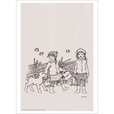 Poster & Frame Astrid Lindgren - Sheep And Butterflies - Noisy Village