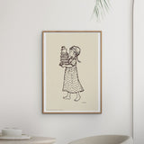 Poster & Frame Astrid Lindgren - Books - Noisy Village