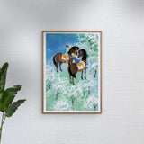 Poster & Frame Astrid Lindgren - Riding - The Brothers Lionheart
