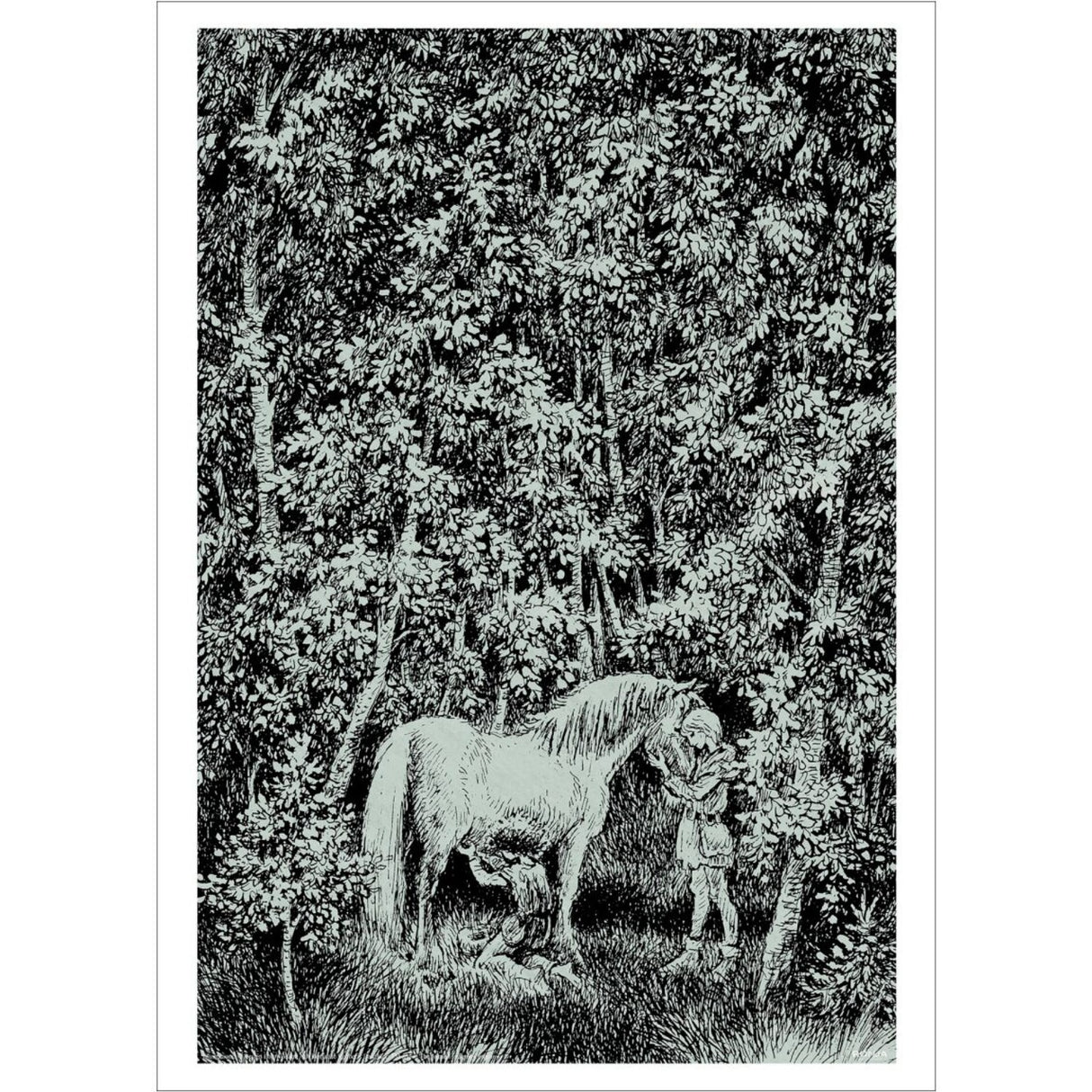 Poster & Frame Astrid Lindgren - A Special Bond - Ronja The Robbers Daughter