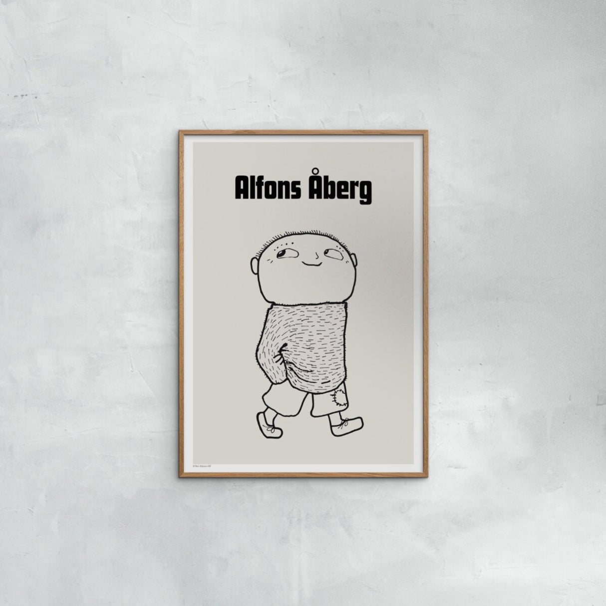 Poster & Frame Alfons Åberg - Alfons Åberg - Hænder I Lommen