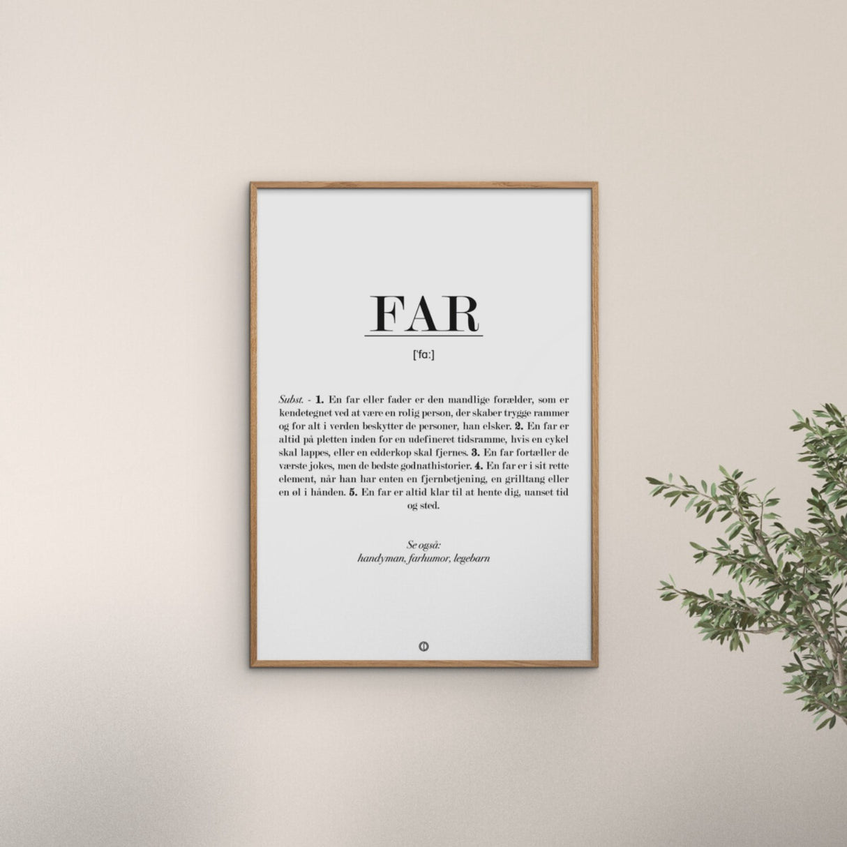 Poster & Frame Citatplakat - Far Definition