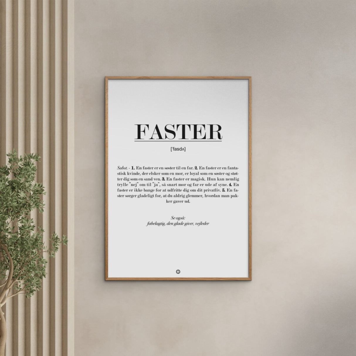 Poster & Frame Citatplakat - Faster Definition