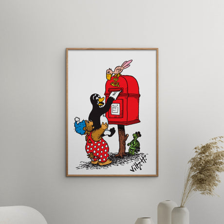 Poster & Frame Dansk Plakatkunst - Postkassen