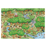 Poster & Frame Rasmus Klump - I Skoven Farve