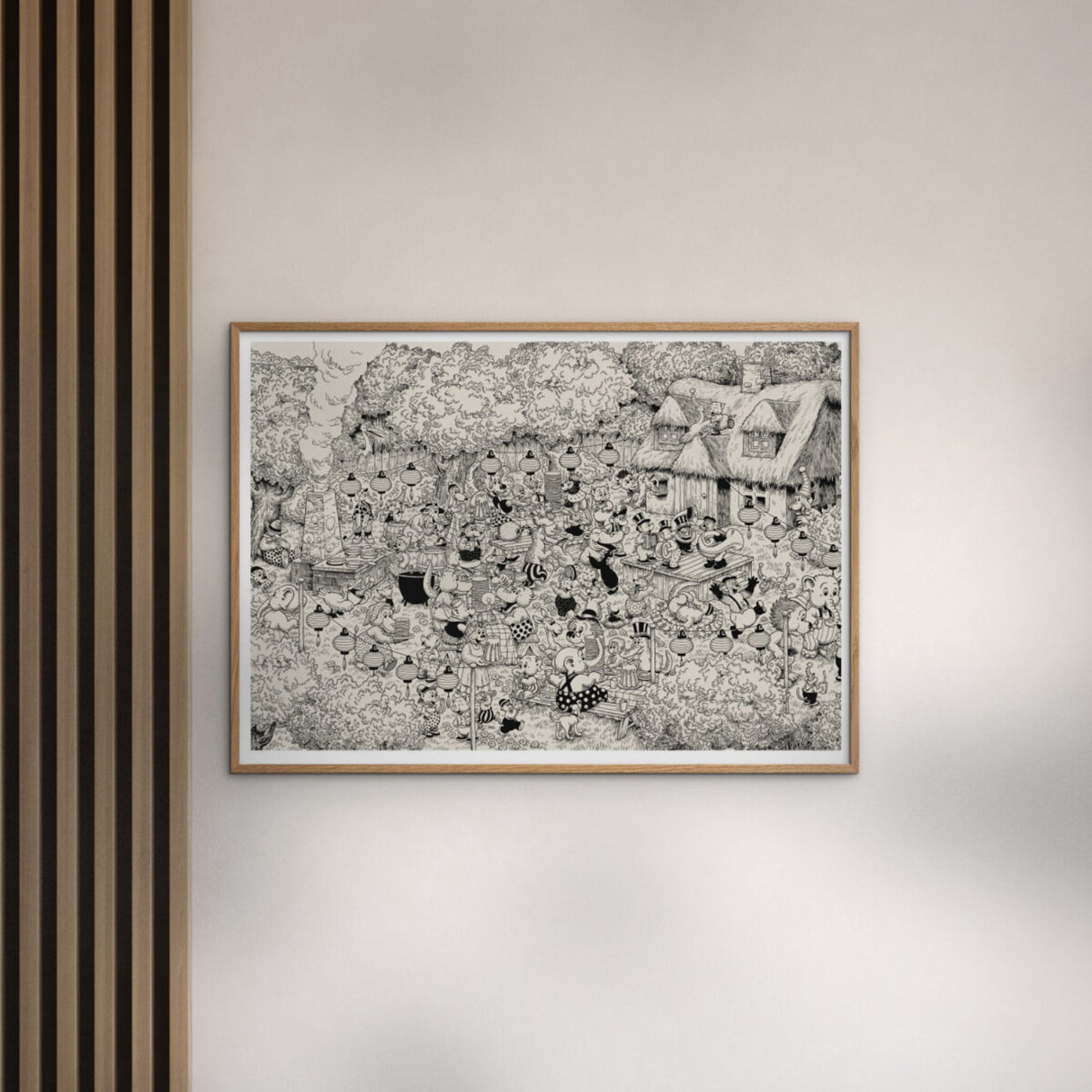 Poster & Frame Rasmus Klump - Havefest 2