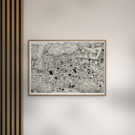 Poster & Frame Rasmus Klump - Havefest 2