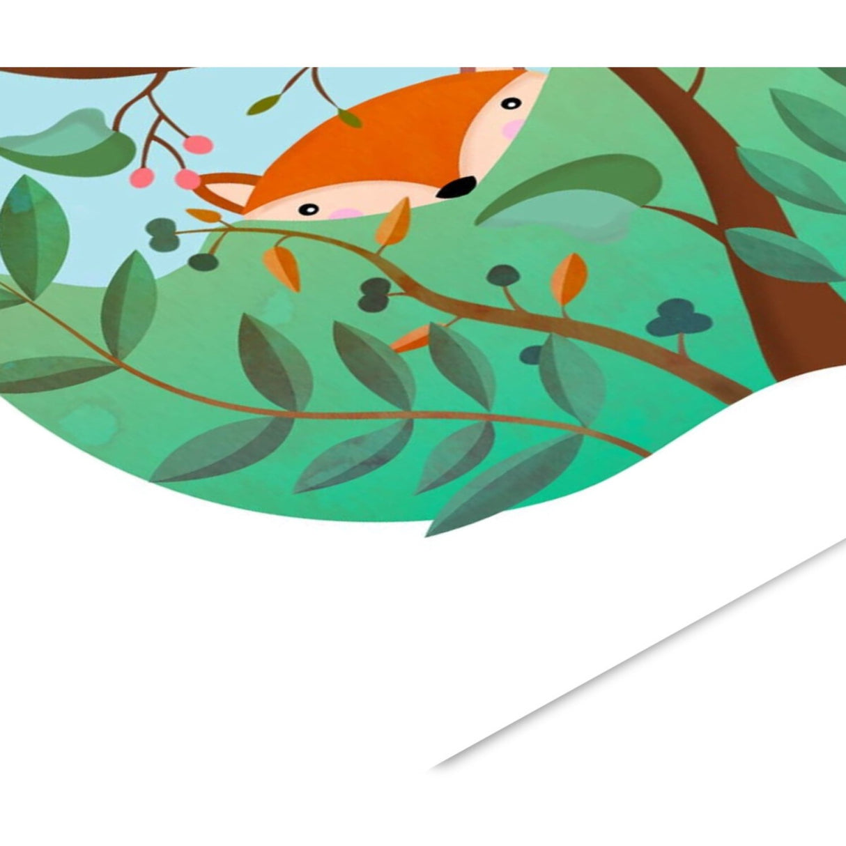 Poster & Frame Tiny Tails - Jeg Ved En Lærkerede