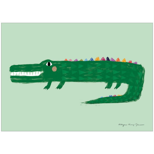 Poster & Frame Wild Apple - Crocodile