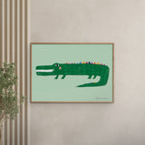 Poster & Frame Wild Apple - Crocodile