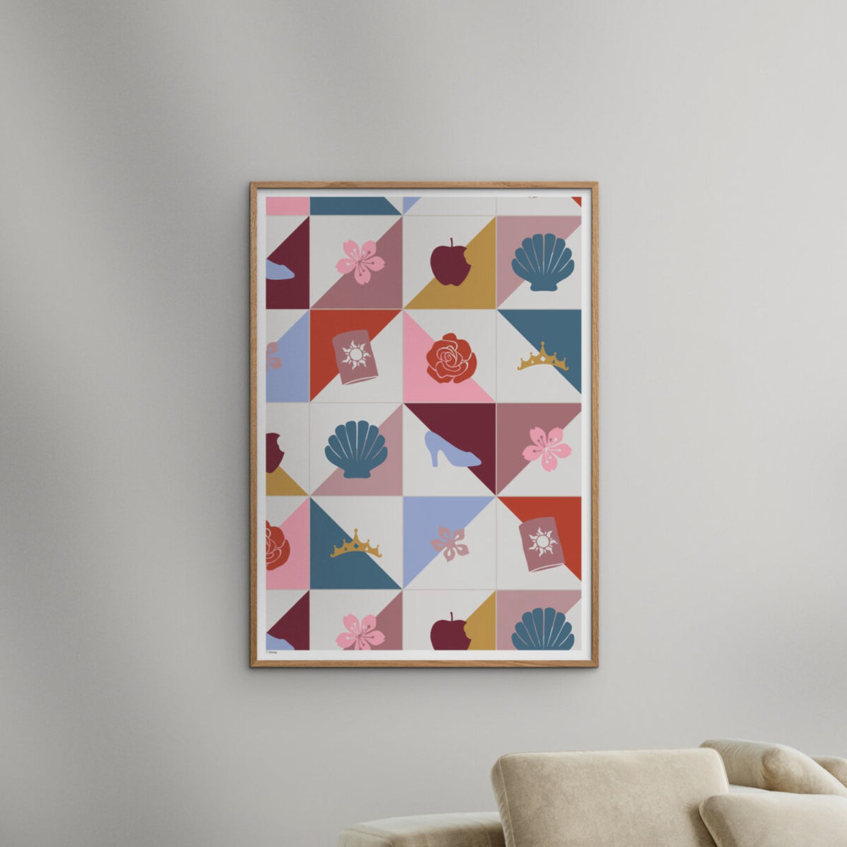 Poster & Frame Disney - Color Princess Items