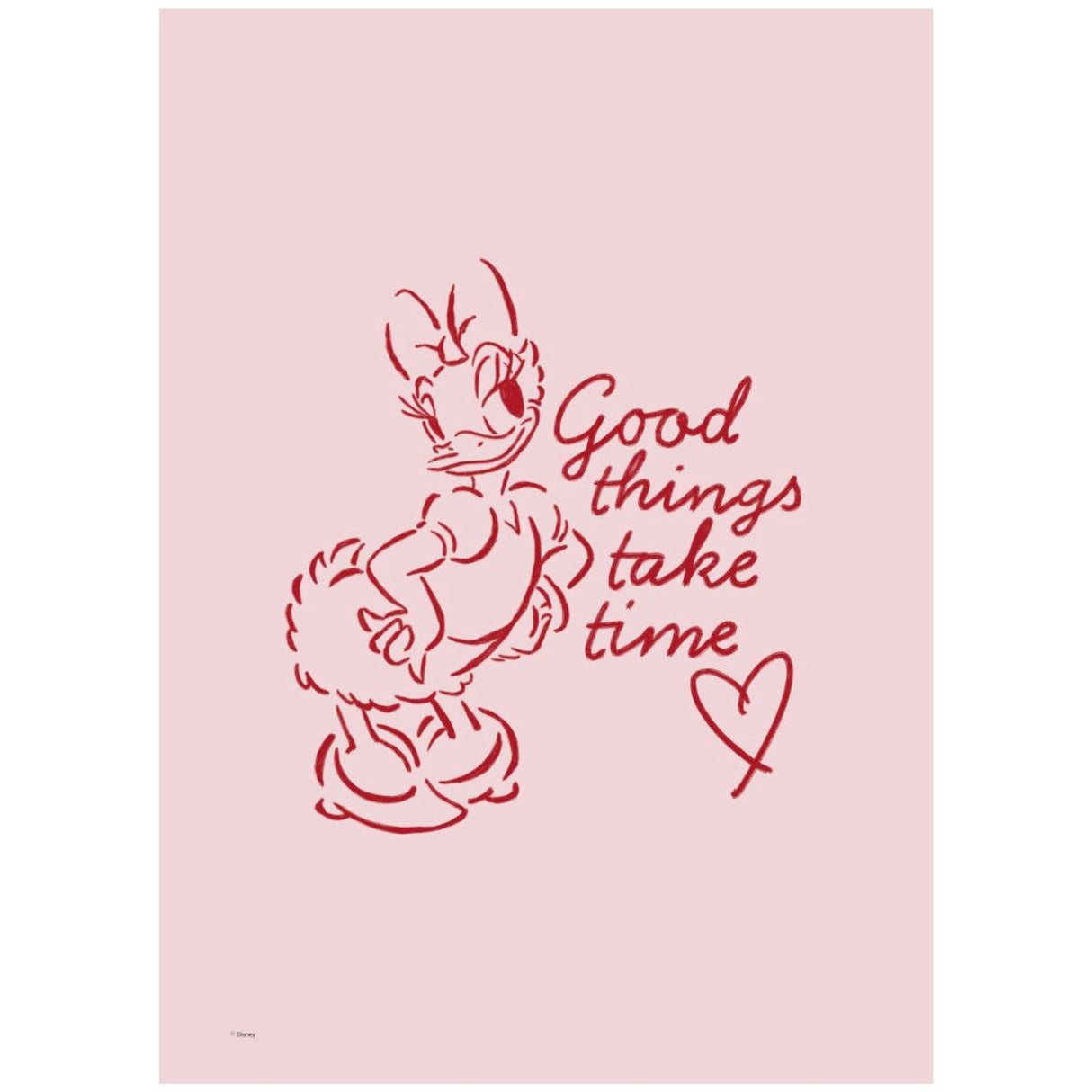 Poster & Frame Disney - Good Things Takes Time