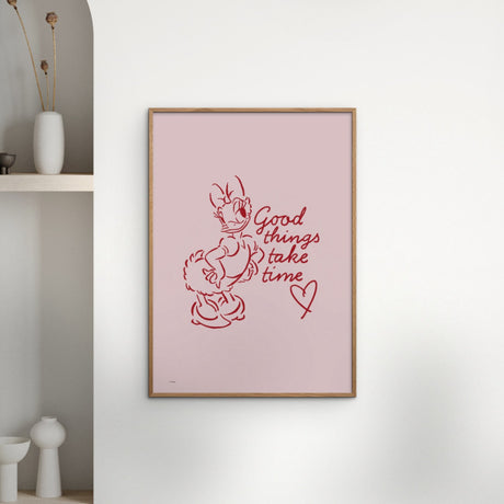 Poster & Frame Disney - Good Things Takes Time