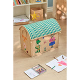 Rice Nathalie Lété Theme Raffia Legetøj Kurve 3-Pak