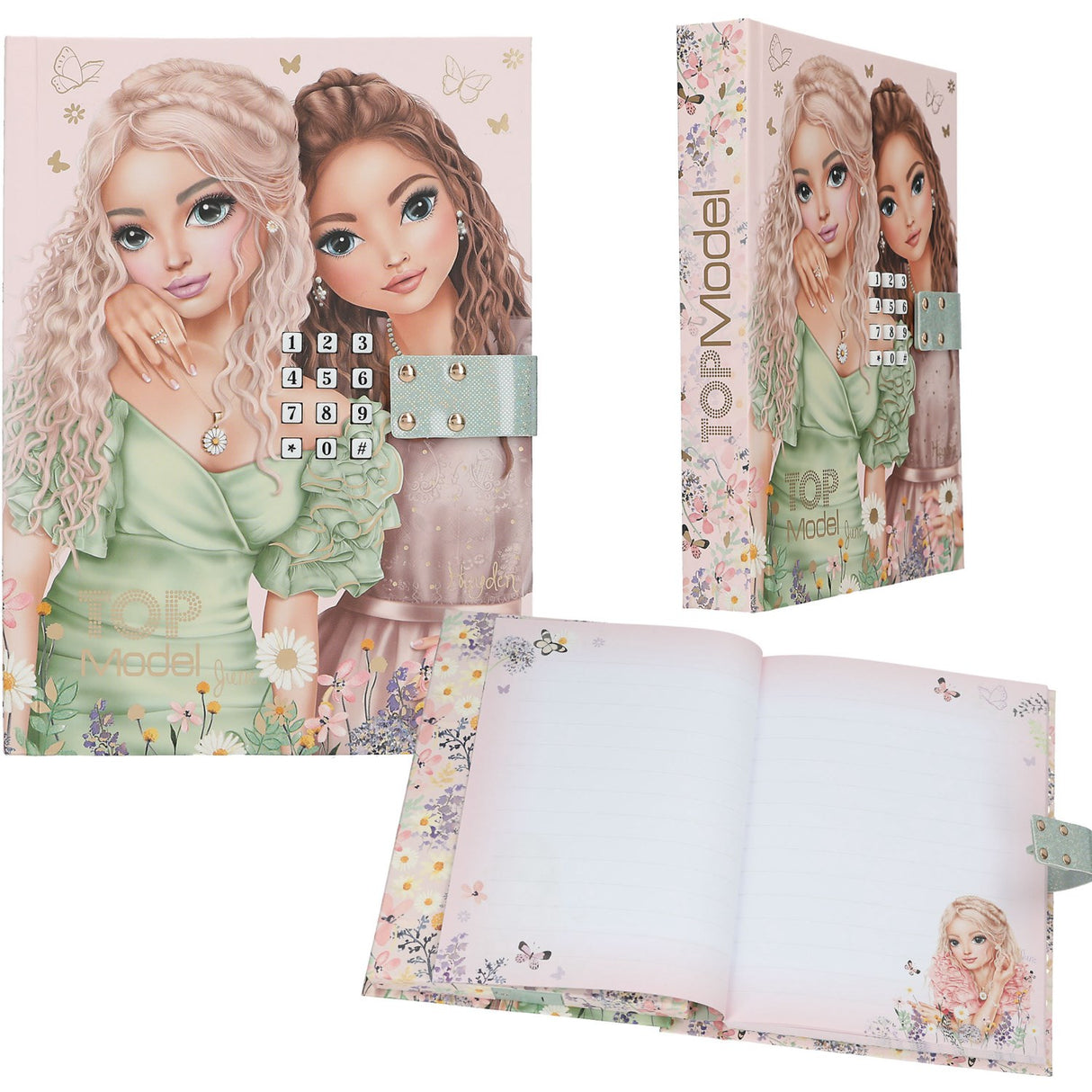 TOPModel Summer Feeling Dagbog M/kode Og Musik