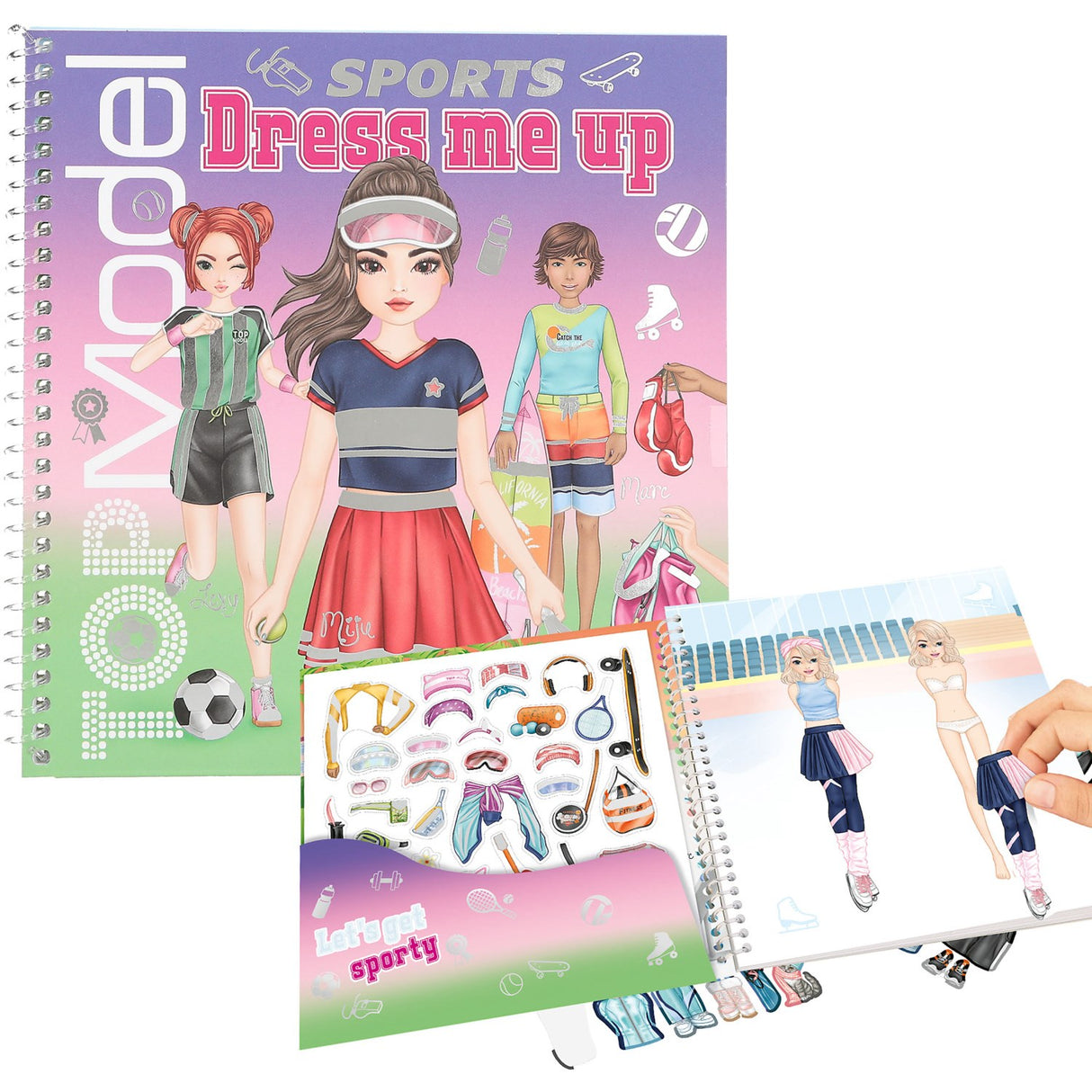 TOPModel Dress Me Up Sport Stickerbog