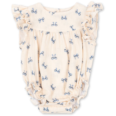 Konges Sløjd Sløjfe Bleu Coco Romper GOTS