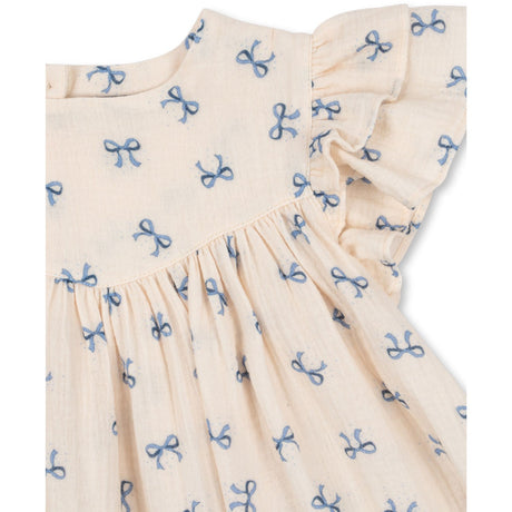 Konges Sløjd Sløjfe Bleu Coco Kjole GOTS