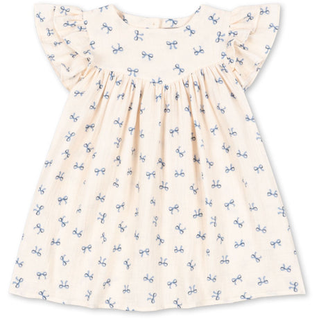 Konges Sløjd Sløjfe Bleu Coco Kjole GOTS