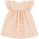 Konges Sløjd Cherry Pink Motif Coco Kjole GOTS