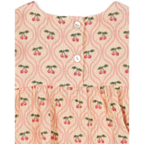 Konges Sløjd Cherry Pink Motif Coco Romper GOTS