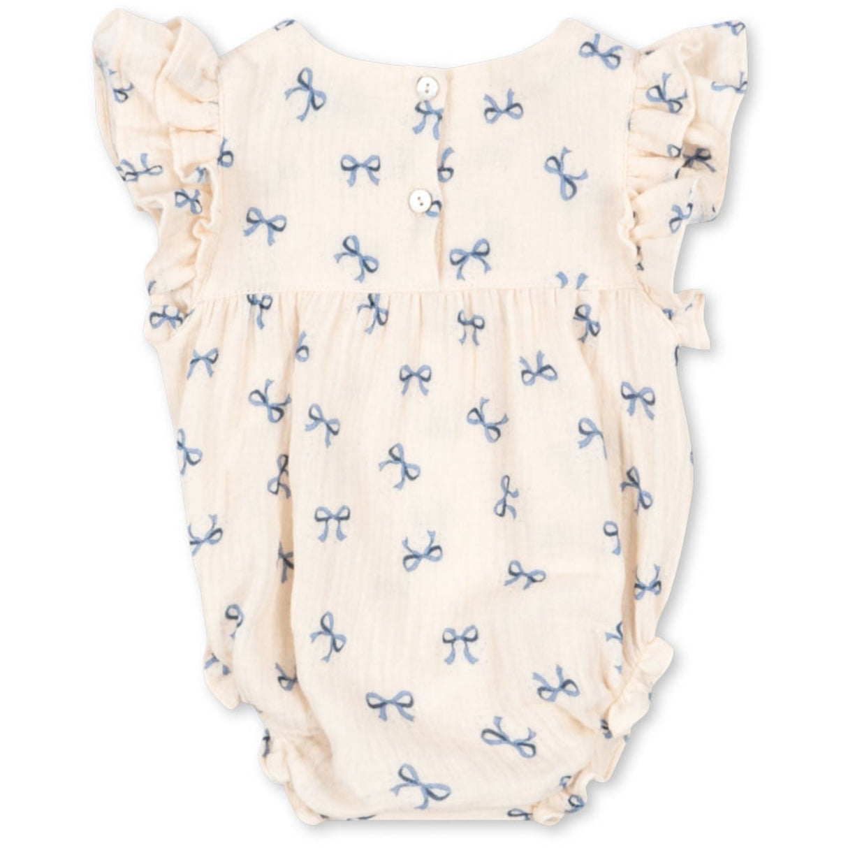 Konges Sløjd Sløjfe Bleu Coco Romper GOTS