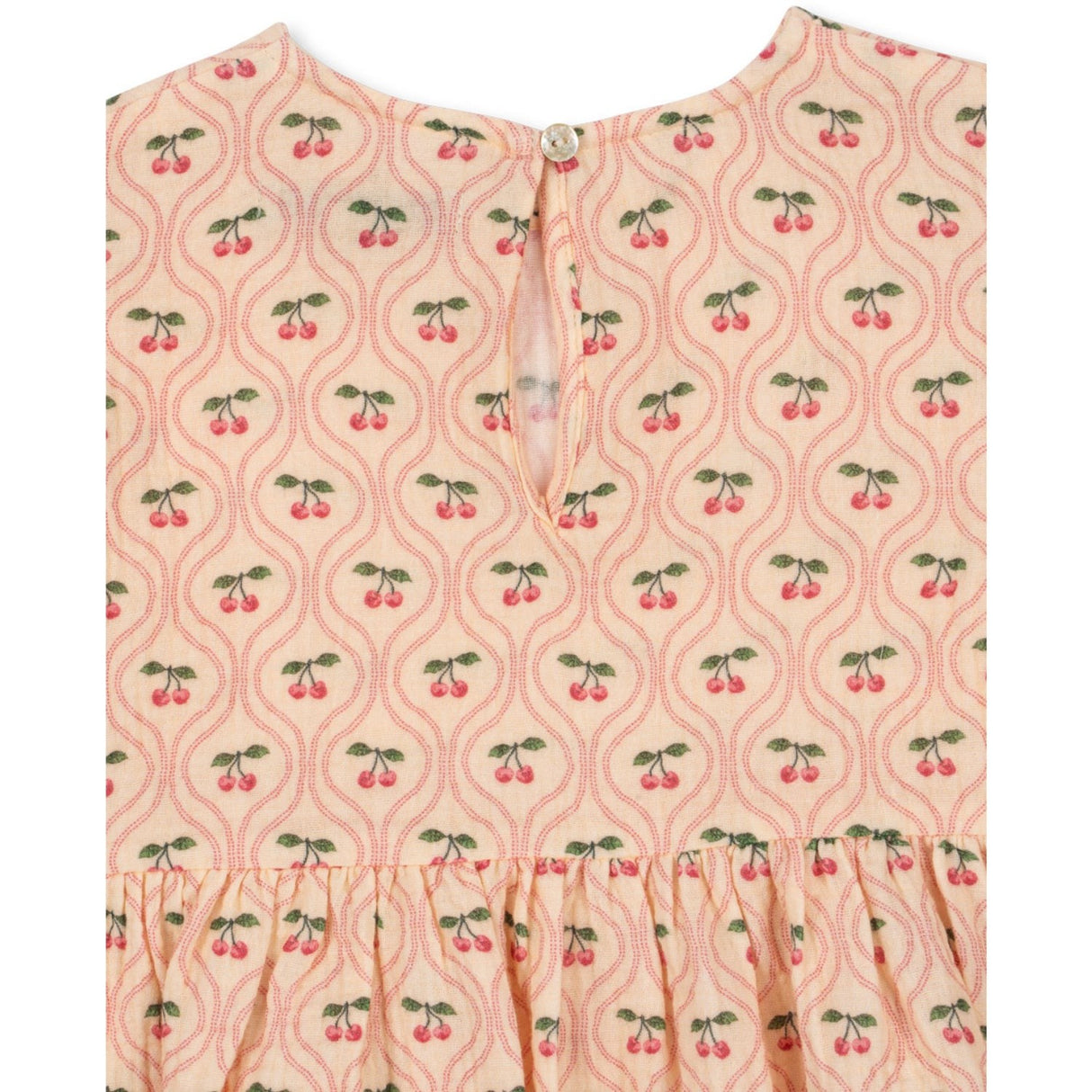 Konges Sløjd Cherry Pink Motif Coco Top GOTS
