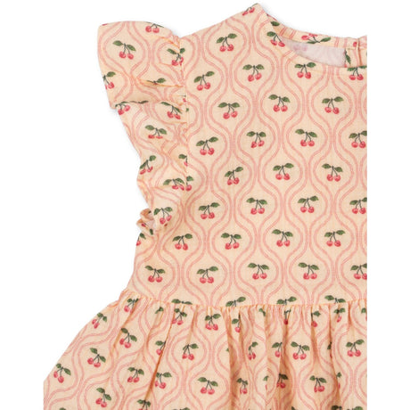 Konges Sløjd Cherry Pink Motif Coco Top GOTS