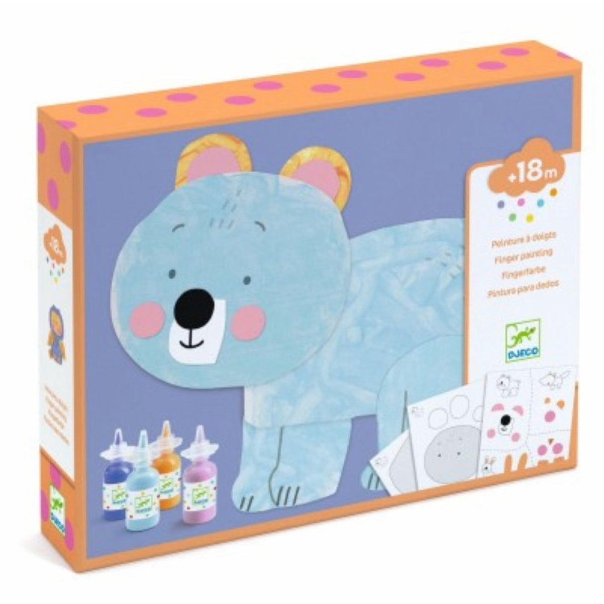 Djeco Fingermaling, Rodet Sjov