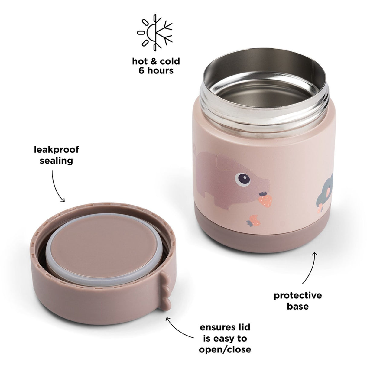 DonebyDeer Powder Termo Madbeholder Tiny Farm 300 Ml