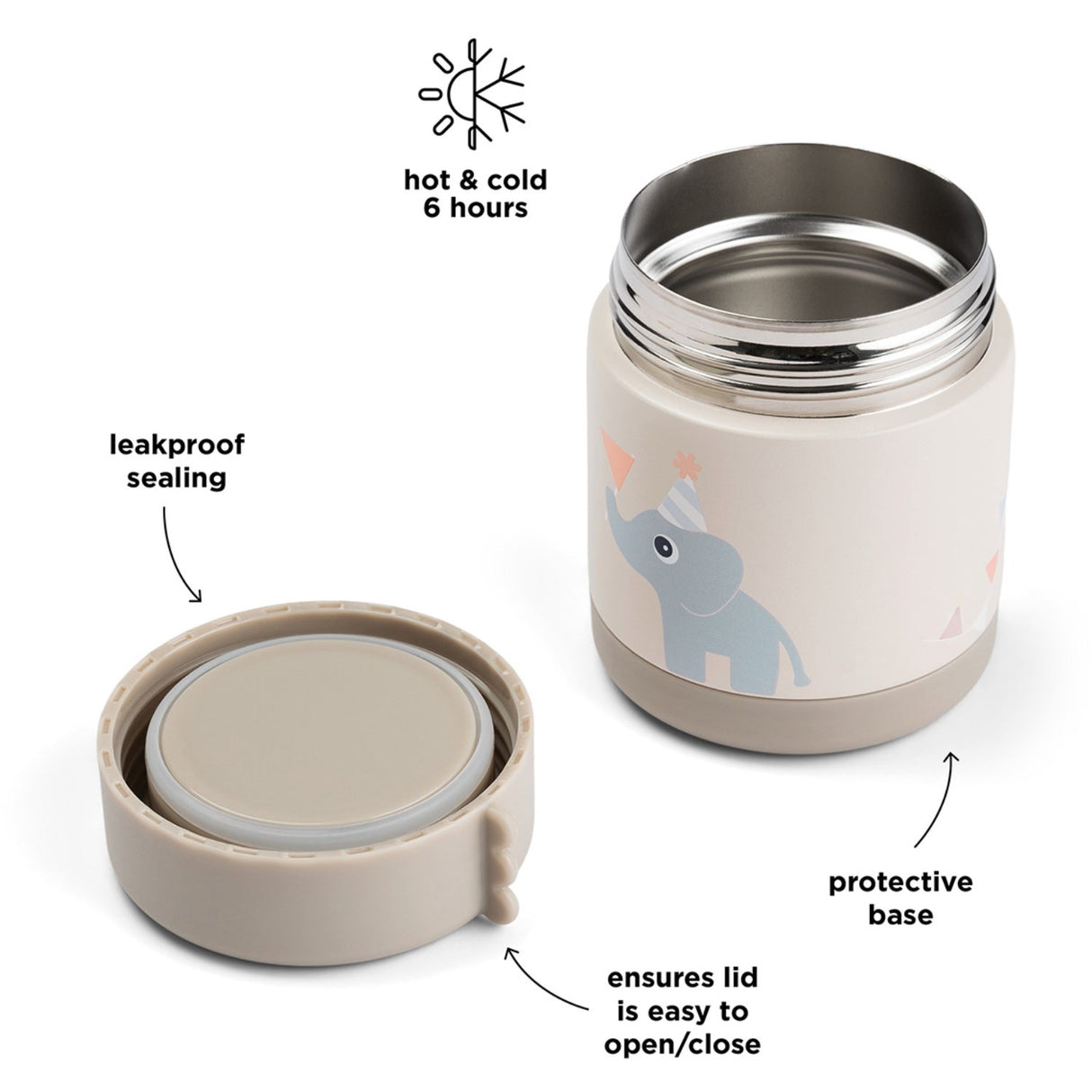 DonebyDeer Sand Termo Madbeholder Celebration 300 Ml