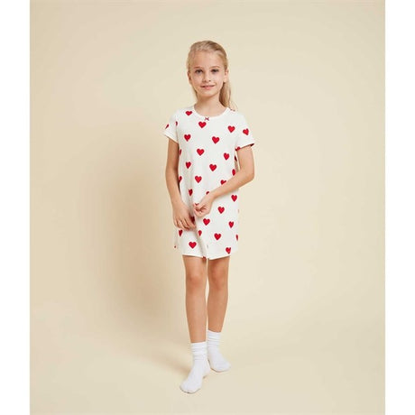 Petit Bateau Kjole White/Red