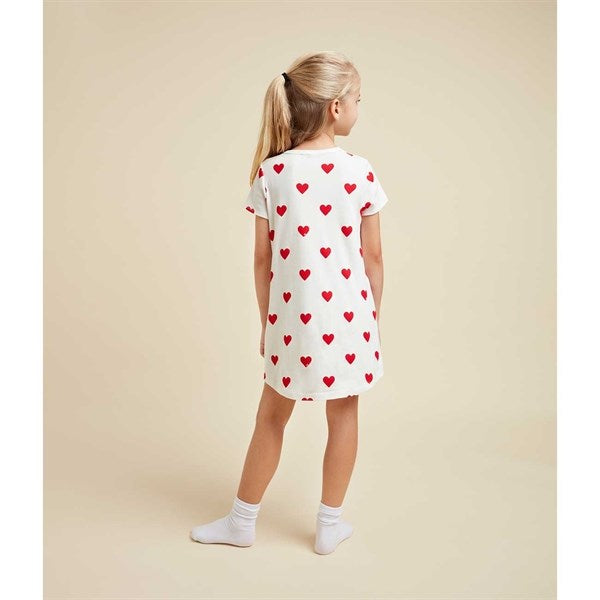 Petit Bateau Kjole White/Red