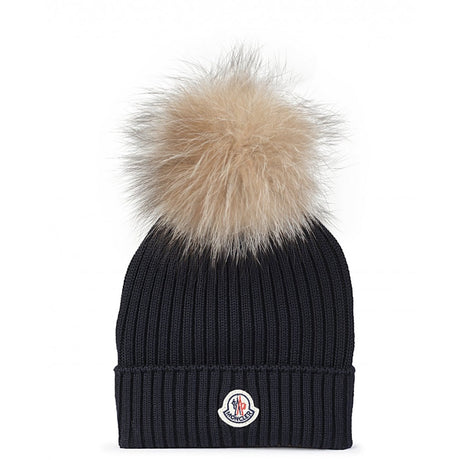 Moncler Beretto Lys Pels Hue Navy