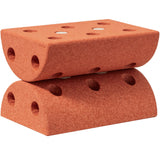 MODU Børneskammel Burnt Orange / Dusty Green