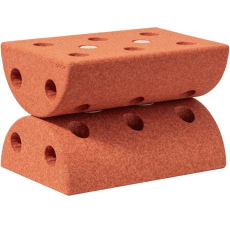 MODU Børneskammel Burnt Orange / Dusty Green