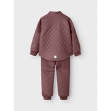 Name It Rose Brown Nmfmud Rub Quilt Sæt Solid Fo