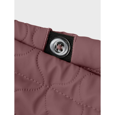 Name It Rose Brown Nmfmud Rub Quilt Sæt Solid Fo